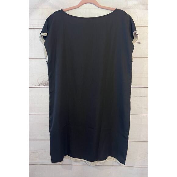 CATHERINE MALANDRINO for DESIGN NATION Black Ivory Laser Cut Dress Size L NWT - Picture 6 of 6